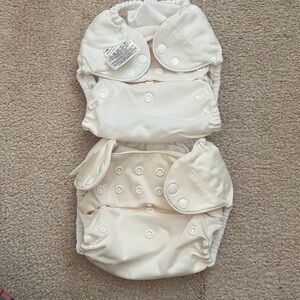 2 BumGenius reusable Baby Diapers